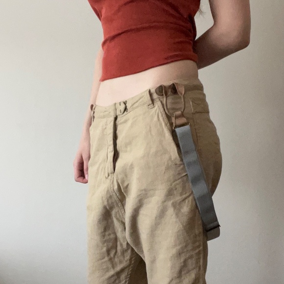 Maison Scotch "La Femme Selon Marie" Pants with Suspenders – Women's Petite - Picture 2 of 15